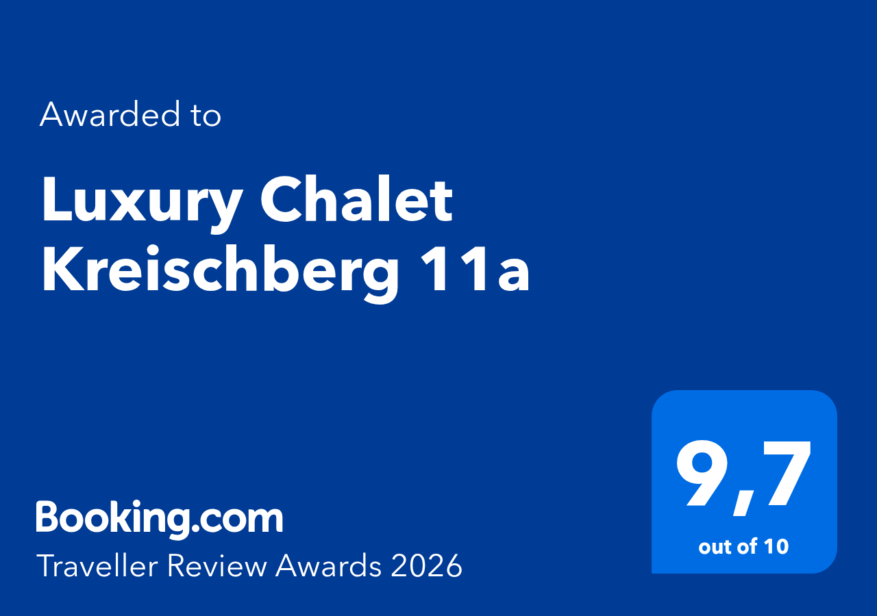 Booking.com Traveller Review Award 2026 – 9,7 von 10