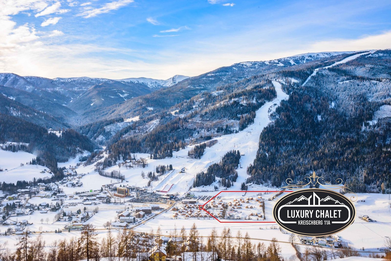 Lageplan Chalet 11a am Kreischberg
